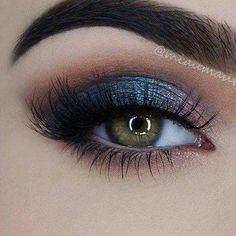 Hazel Eye Makeup, Eyeshadow Ideas, Braut Make-up, Beautiful Beautiful, Blue Eyeshadow, Eye Makeup Tips