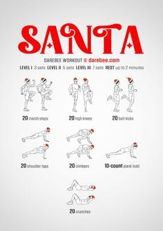 a poster with instructions for how to do the same exercise as you are doing it