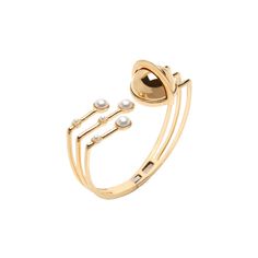 Eshvi Astro 4b Yellow Gold Pearl Cuff (2.630 VEF) ❤ liked on Polyvore featuring jewelry, bracelets, gold jewelry, hinged bangle, yellow gold bangle, pearl bangle and white jewelry White Gold Bangle, Pearl Cuff, Bracelets Bangle, Yellow Gold Bangle, Pearl Bangle, Essential Accessories, Contemporary Ring, Top Rings, Jewelry Bracelets Gold