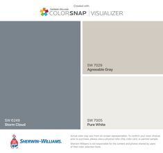 the color scheme for sherylin - williams's colorsnap visualizer