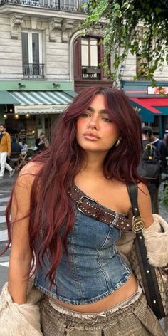 What Color Brown Should I Dye My Hair, Debby Ryan Red Hair, Partial Highlights Red Hair, Hair Dye For Fair Skin, Dark Maroon Hair Burgundy Brunettes, Copper Hair With Platinum Highlights, Brown Skin Hair Colour Ideas, Wine Red Hair Tan Skin, Libra Hair Color