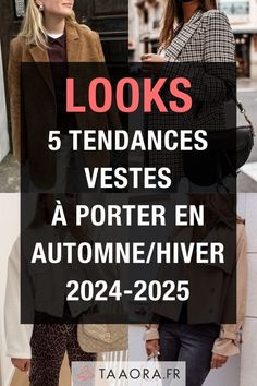 Quelles vestes adopter pour être stylée dans la mode automne hiver 2024-2025 ? Découvrez 5 tendances vestes incontournables de la saison et les meilleurs looks automne 2024 femme pour booster votre garde-robe d'hiver tout en restant à la pointe de la tendance ! #lookautomne #outfitautomne #tenuetendance #veste #vestedaim #vestecarreaux #tenuehiver #modefemme #ah24 #ah25 #fashiontrends #fw24 #fw25 Elegant Fashion Outfits, Fashion Fails, Famous Outfits, Women's Outfit Sets, Fashion Mistakes, Style Mistakes, Celebrity Outfits, Winter Outfits Women, Fashion Mode