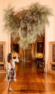 Flower Ceiling, Castle Howard, Flower Installation, Flower Festival, Ceiling Installation, Tropical Flower, Hanging Flowers, Deco Floral, Floral Display