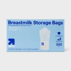 a package of breast milk storage bags