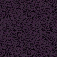 an ornate purple background with black swirls