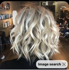 Blonde Wavy Hair, Penteado Cabelo Curto, Cool Haircuts, Great Hair, Hair Today, Hair Skin, Gorgeous Hair