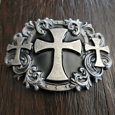 Cross Belt Buckle 4x3 Nwot - Heavy All Offers Considered! Bundle And Save Even More! Cross, Christian, Black, Trendy, Fashion, Western, Cowboy, Punk, Goth, Belt, Buckle Outfit Vaquero, Goth Cowboy, Western Goth, Goth Belt, Custom Belts, Cool Belt Buckles, Cross Belt, Cowboy Belt Buckles, Adam Black