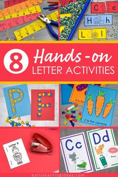 the 8 hands on letter activities for kids