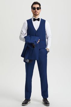 This one button tuxedo by Stacy Adams features a wide black satin shawl lapel, matching pants and vest. This comes in a hybrid fit (Sizes 34-44 = Slim Fit | Sizes 46+ = Modern Fit) Slim Fit Single Breasted Tuxedo Set, Fitted Three-piece Suit With Notch Lapel For Groom, Fitted Single Breasted Three-piece Suit For Groom, Slim Fit Double Breasted Tuxedo With Notch Lapel, Slim Fit Tuxedo Double Breasted Suit With Single Button, Tailored Single Button Tuxedo Suit, Tailored Single-button Tuxedo Suit, Single Button Tailored Tuxedo Suit, Slim Fit Three-piece Tuxedo Suit