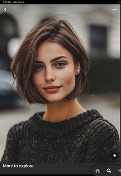 Back Of Bob Haircut, Very Short Bob Hairstyles, Bob Cuts, Short Bob Haircuts, Short Hair Color, Haircut And Color, Hair Color And Cut, Short Hair Haircuts