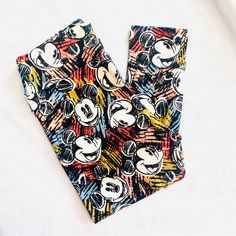 Nwot One Size (Os) Leggings. New Without Tags. Never Washed Or Worn. Disney Collection Mickey Mouse Heads On Abstract Multi Color Background. Bundle And Save! 1 For $12 2 For $18 3 For $21 Mickey Mouse Head, Disney Mickey, Red And Blue, Pant Jumpsuit, Multi Color, Pants For Women, Leggings, Disney, Red