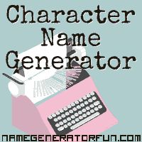 an old fashioned typewriter with the words character name generator