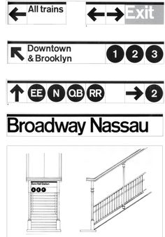 the diagram shows different types of stairs and railings, with arrows pointing to each other