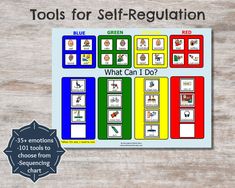 a poster with the words, tools for self - regulation and what can i do?