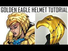 the golden eagle helmet is being made