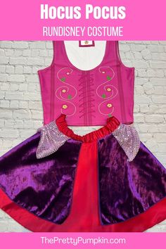 Looking for the perfect RunDisney costume to wear to your next Disney 5K, 10K, half marathon or marathon? This Hocus Pocus running costume will have you feeling like a running princess, complete with matching race hat and sparkle skirt. The perfect running outfit for RunDisney Princess Weekend, Wine & Dine or Disney Marathon Weekend. Click the pin to shop now! Sarah Hocus Pocus, Disney Marathon Costumes, Running Princess, Disney 5k, Sparkle Skirts, Princess Running Costume, Rundisney Princess, Frozen Costumes, Long Hair Princess