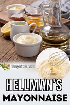 ingredients for creamy homemade copycat hellmans mayonnaise Hellmans Mayonnaise Recipe, Diy Mayo, How To Make Mayo, Budget 101, Homemade Mayonnaise Recipe, Dirt Cheap Meals, How To Make Mayonnaise, Living Frugal, Mayo Recipe