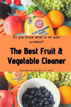 the best fruit and vegetable cleaner