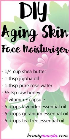 Homemade Face Moisturizer, Homemade Face, Natural Beauty Tips, Diy Skin Care, Homemade Skin Care, Anti Aging Cream, Diy Natural Products