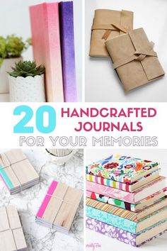 the top 20 handcrafted journals for your memories