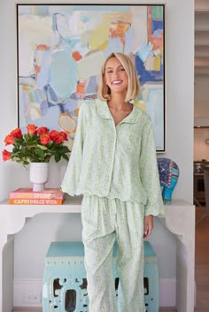 Snooze away in style. Crafted from a buttery soft cotton with a scalloped trim, these pajamas will truly have you feeling like a sleeping beauty.  Mix and match our Short and Long Pajamas to suit your style, but please note this set is sold as a long sleeve top and pants. Chic Pajama Party Bachelorette, 100% Cotton Pajamas Women, Winter Pajama Set, Hospital Pajamas For Mom, Women’s Pajama Sets, Pj Sets Women, Women’s Pajamas, Bridesmaid Pjs Pajama Set, Feminine Pajamas