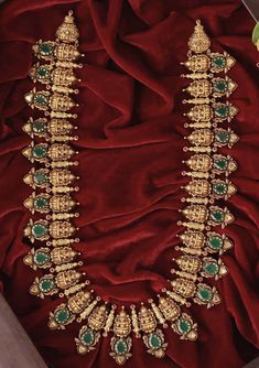 Trending Long Chains Gold, Vadanam And Haram 2 In 1, 2 In 1 Vaddanam Designs, Antique Gold Necklace Indian Bridal Jewelry, 2 In 1 Haram And Vaddanam, Ramparivar Necklace Designs, Gold Jewels Design Haram, Ramparivar Haram Designs, Bottumala Haram