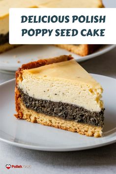 Seromakowiec, or Polish Poppy Seed Cheesecake, is a traditional dessert with a creamy cheesecake, poppy seed filling, and a buttery crust.