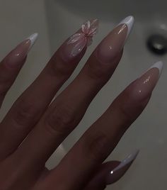 Simple French Tip, Summery Nails, Minimal Aesthetic, Short Acrylic Nails Designs, Pink Acrylic Nails, Square Acrylic Nails, Dream Nails