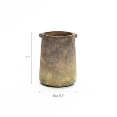 Introducing our Rustic Ginger Root Brown Cement Cylinder Vase. Standing 11 inches tall, it is an exquisite blend of natural charm and rugged elegance suitable for indoor and outdoor settings. Crafted from high-quality cement with a rich, earthy ginger root brown finish, this vase exudes a rustic allure that effortlessly complements various decor styles. Its cylindrical shape and substantial size make it a versatile piece that can showcase an array of floral arrangements or as a standalone decorative item. Designed to withstand the elements, this vase is perfect for enhancing your patio or porch while also serving as a stylish addition to your indoor space.","Introducing our 11-inch Rustic Ginger Root Brown Cement Cylinder Vase, crafted from high-quality cement with a rich, earthy finish. S Natural Ginger, Outdoor Vases, Transitional Modern Farmhouse, Patio Storage, Coffee And Espresso Maker, Tall Vase, Kids Vanity, Easy Flower, Cylinder Vase