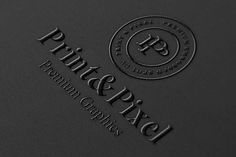 a black and white photo of the logo for an artisan company, pring & pry