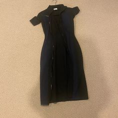 Bodycon Zip All The Way Up Dress. Very High Quality Material That Will Look Great And Has A Tight Fit. Cap Sleeves. Proenza Schouler Dress, Blue Long Dress, Long Blue Dress, Body Dress, All The Way Up, Proenza Schouler, All The Way, Cap Sleeves, Looks Great