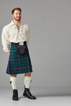 Looking for a casual tartan outfit? Deliver the ultimate fashion statement with our kilts.

Pairing your kilt with a shirt, leather boots and a day sporran delivers a flawless and comfortable look to enjoy outdoor gatherings, parties and vacations. Kilt Outfit Men, Kilt Men Fashion, Kilt Men, Scotland Outfit, Tartan Outfit, Kilted Men, Kilts For Men