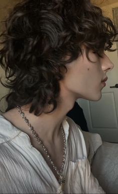 Long Curly Hair Men, Wavy Hair Men, Men's Haircut, Curly Hair Men