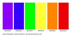 an image of the color chart for different colors