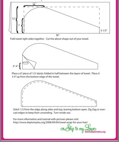 the instructions for how to make a pillow