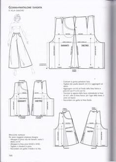 the sewing pattern for a dress is shown in an open - ended book, with instructions to