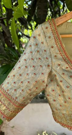 Heavy Blouse Designs, Anu Designs And Fashions, Heavy Embroidery Blouse, Silk Blouse Design, Red Blouse Design, Plain Blouse Designs, Wedding Blouses, Choli Blouse Design, Handwork Blouse