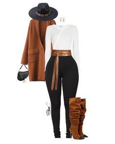 Mascarade Outfit Ideas, Outfit With Timberlands For Women, Outfits For Winter Women, Cute Fall Outfits Black Women, Casual Luxury Outfits, Preforming Outfit, Winter Work Outfits For Women, Breakfast Outfit, Goals Ideas