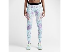 Nike Pro Floral Fade Women's Training Tights Health Fitness Inspiration, Active Wear Pants, Running Tights, Nike Store, Nike Pros, Workout Wear, Workout Leggings, Nike Sportswear