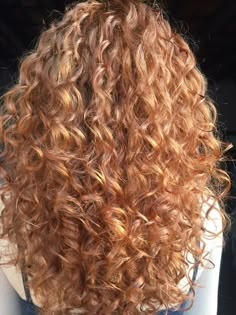 Curly Red Hair, Dyed Curly Hair, Blonde Curly Hair, Colored Curly Hair, Strawberry Blonde Hair, Curly Hair Inspiration, Hair Toppers