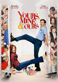 the movie poster for your mine and yours