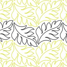 the leaves are drawn in black and yellow