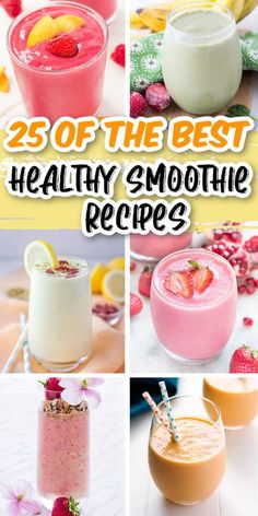 the 25 best healthy smoothie recipes