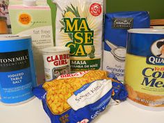 the ingredients needed to make this recipe include corn, milk, flour, and other items