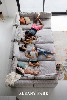 The Kova cloud sectional sofa is as cozy as it is stylish. Shop the Kova Modular Sectional by Albany Park. Cloud Sectional, Albany Park, Basement Furniture, Long Living Room, Casa Vintage, Design Room, Comfortable Sofa, Dance Choreography Videos, Dream House Decor