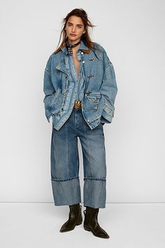 Striped Tube Socks, Military Parka, Barrel Jeans, Slouchy Jeans, Striped Beanies, Cashmere Turtleneck, Free People Denim, T Shirt And Jeans, Leather Moto Jacket