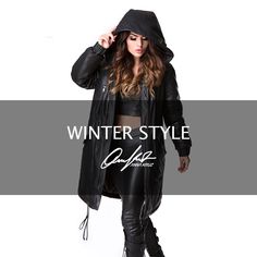 Genuine leather winter parka for women | Winter 2019 style outfit | Real leather coat for winter | Midi length fall/winter 2019 street style trend Winter Leather Jacket For Outdoor, Winter Outdoor Leather Jacket, Trendy Leather Outerwear For Cold Weather, Trendy Leather Jacket For Winter, Leather Outerwear For Outdoor, Trendy Leather Jacket For Cold Weather, Winter Hooded Leather Jacket, Winter Leather Jacket For Cold Weather, Hooded Leather Winter Outerwear