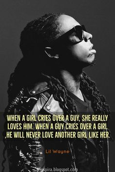 a black and white photo with a quote from lil wayne