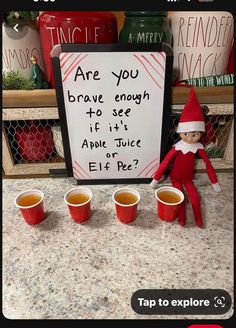 Elf Pee, Elf On The Shelf Pet Ideas, Elf On Shelf Funny, Bad Elf, Elf Funny, Elf Magic, Awesome Elf On The Shelf Ideas, Elf Activities