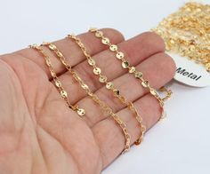 Material : Brass Size : 4mm Color : Gold Plated - Flash Plated ( non tarnish ) Length : 3,3 Feet - 1 Meter * For ALL FINISHES of THIS MODEL, visit the page: https://www.etsy.com/shop/KJewelryMetal?ref=seller-platform-mcnav&search_query=sdc * Check ALL COIN CHAINS from our offer: 